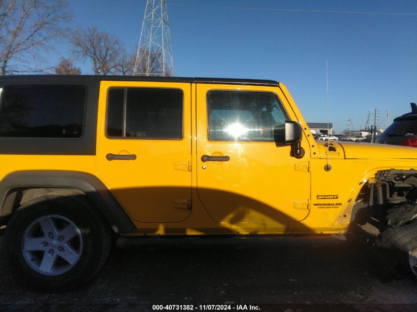 2015 Jeep Wrangler Unlimited Sport VIN: 1C4BJWDGXFL639509 Lot: 40731382