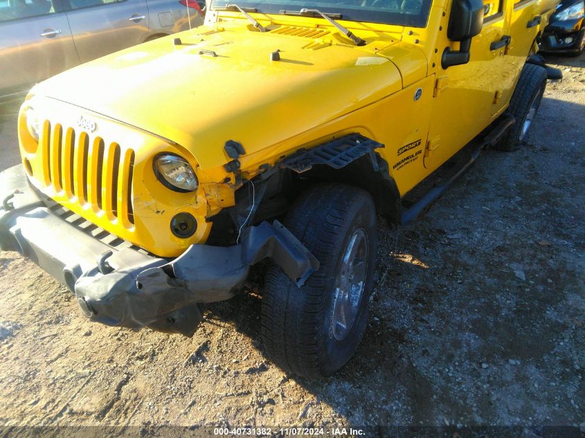 2015 Jeep Wrangler Unlimited Sport VIN: 1C4BJWDGXFL639509 Lot: 40731382