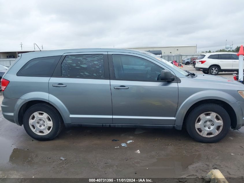 2009 Dodge Journey Se VIN: 3D4GG47B89T553927 Lot: 40731395