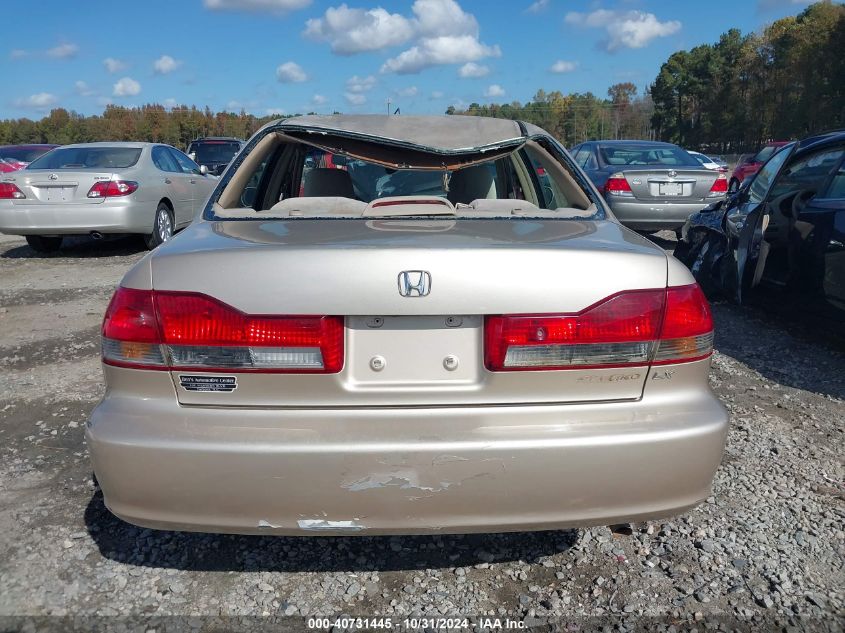 2001 Honda Accord 2.3 Lx VIN: 3HGCG66511G711526 Lot: 40731445