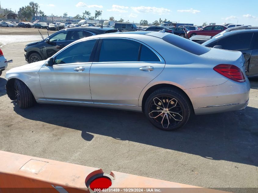 2014 Mercedes-Benz S 550 VIN: WDDUG8CB3EA066882 Lot: 40731459