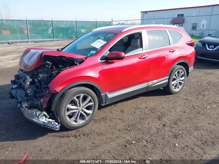 VIN 7FARW2H94NE022875 2022 HONDA CR-V AWD TOURING