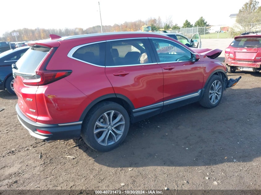 VIN 7FARW2H94NE022875 2022 HONDA CR-V AWD TOURING