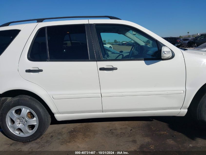 2004 Mercedes-Benz Ml 350 4Matic VIN: 4JGAB57E54A482716 Lot: 40731487