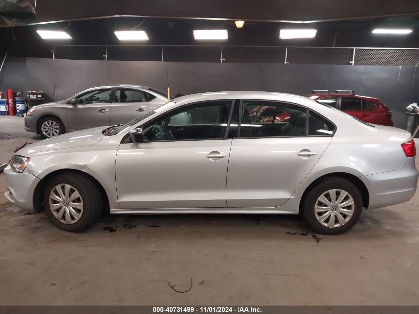 2014 Volkswagen Jetta 2.0L S VIN: 3VW2K7AJ6EM406000 Lot: 40731499