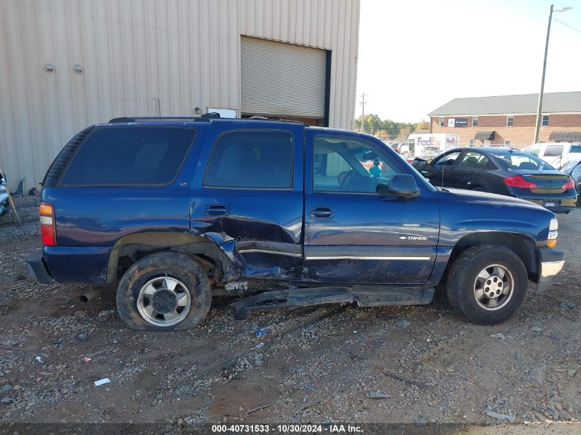 2002 Chevrolet Tahoe Lt VIN: 1GNEK13Z82R315912 Lot: 40731533