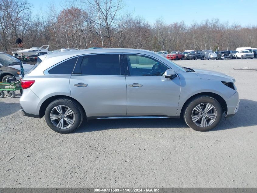 2019 Acura Mdx Standard VIN: 5J8YD4H37KL034565 Lot: 40731589