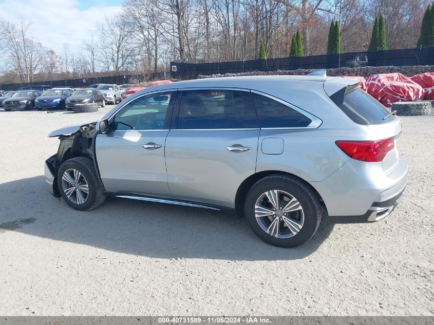 2019 Acura Mdx Standard VIN: 5J8YD4H37KL034565 Lot: 40731589