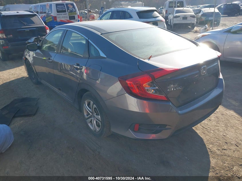 VIN 19XFC2F59JE206037 2018 HONDA CIVIC LX
