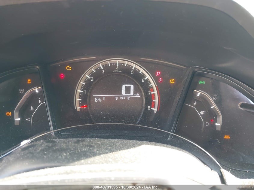 VIN 19XFC2F59JE206037 2018 HONDA CIVIC LX