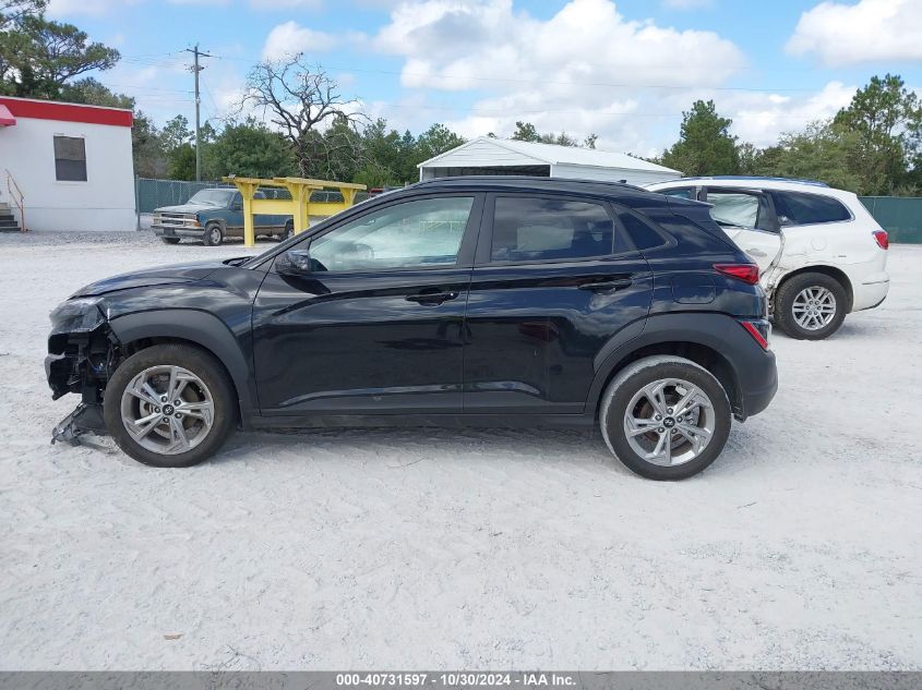 2022 Hyundai Kona Sel VIN: KM8K32AB1NU818070 Lot: 40731597