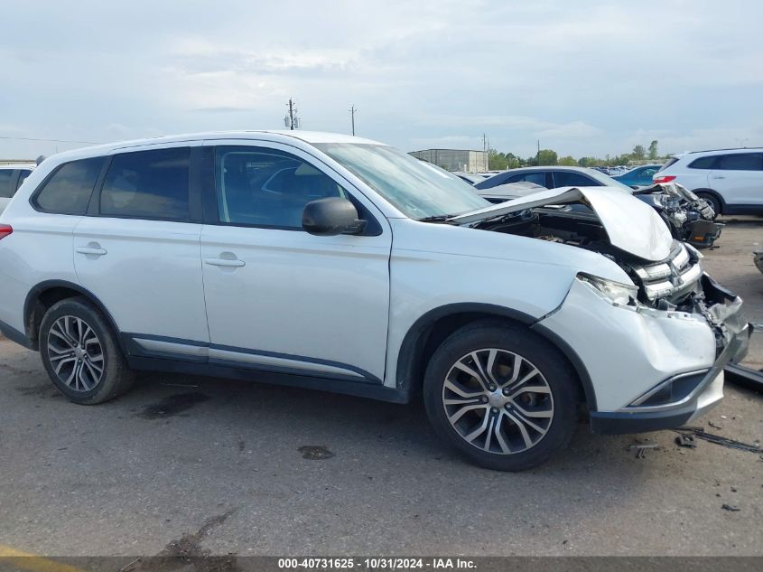 2017 Mitsubishi Outlander Es VIN: JA4AD2A31HZ034365 Lot: 40731625