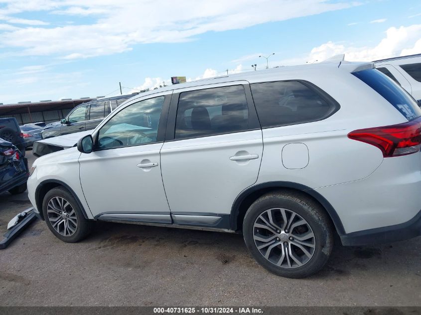 2017 Mitsubishi Outlander Es VIN: JA4AD2A31HZ034365 Lot: 40731625