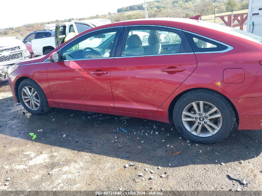 2017 HYUNDAI SONATA - 5NPE24AF0HH494434