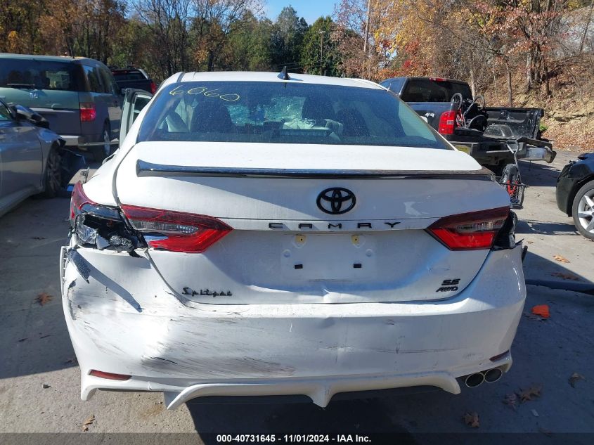 2023 Toyota Camry Se Nightshade Edition Awd VIN: 4T1T11BK2PU106060 Lot: 40731645