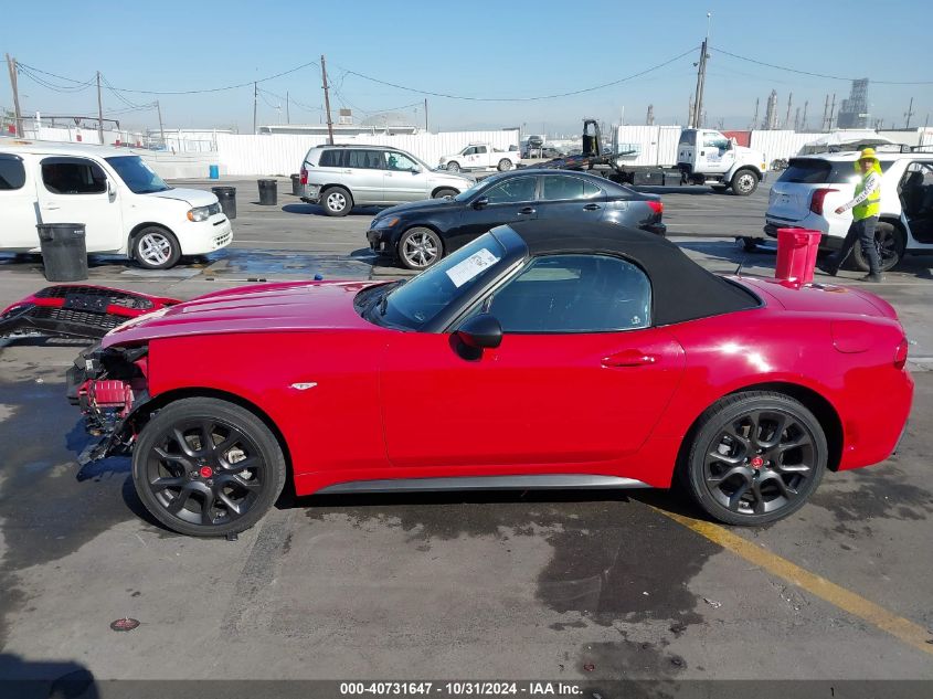 2018 Fiat 124 Spider Abarth VIN: JC1NFAEK8J0137920 Lot: 40731647