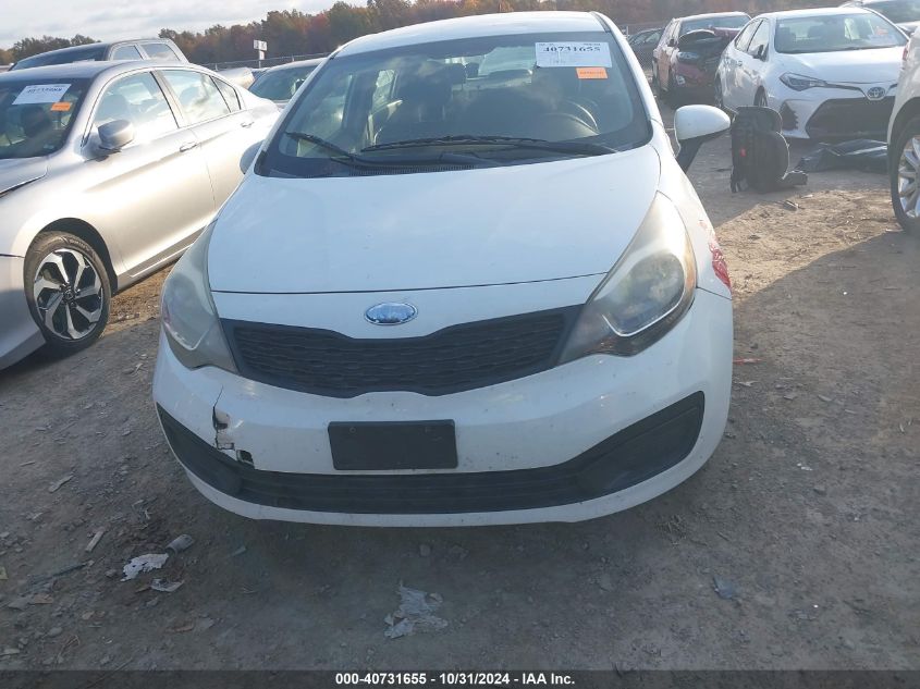 2013 Kia Rio Lx VIN: KNADM4A37D6205952 Lot: 40731655