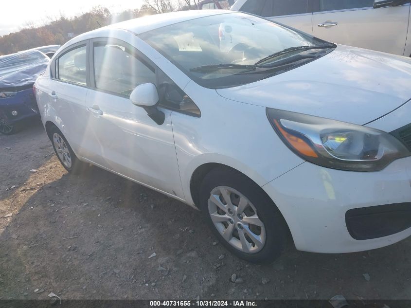 2013 Kia Rio Lx VIN: KNADM4A37D6205952 Lot: 40731655