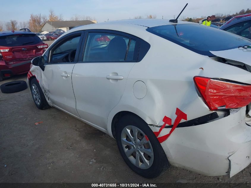 2013 Kia Rio Lx VIN: KNADM4A37D6205952 Lot: 40731655