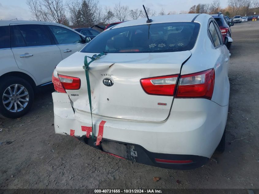 2013 Kia Rio Lx VIN: KNADM4A37D6205952 Lot: 40731655