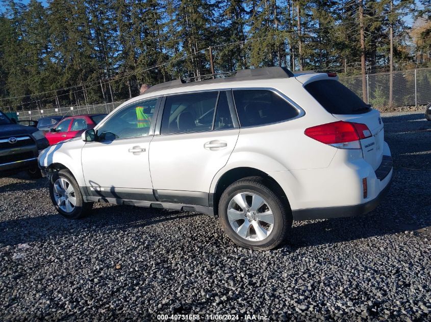 2011 Subaru Outback 3.6R Premium VIN: 4S4BRDGC4B2426301 Lot: 40731658