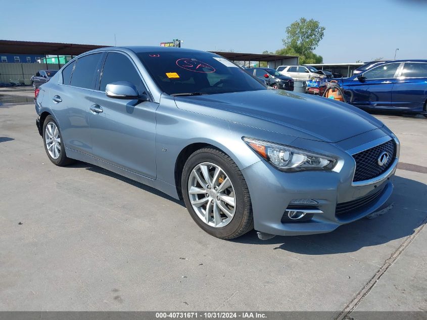 VIN JN1BV7AP4FM340643 2015 Infiniti Q50, Premium no.1