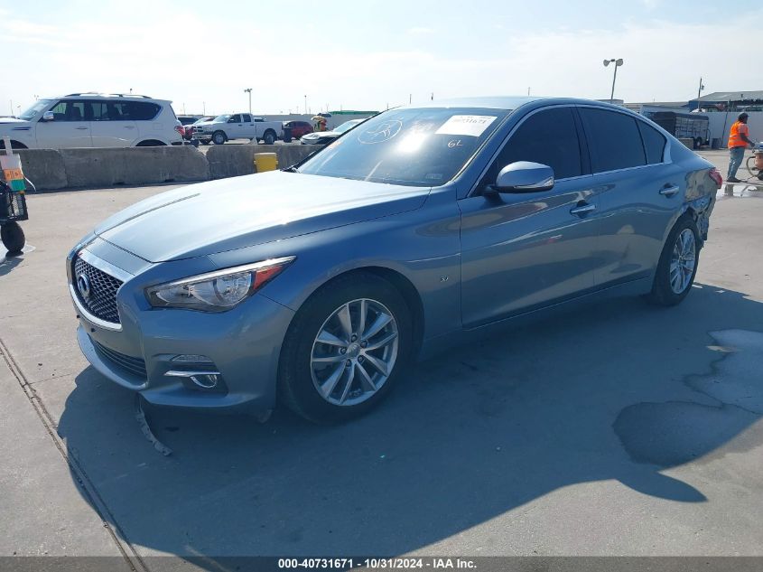 VIN JN1BV7AP4FM340643 2015 Infiniti Q50, Premium no.2