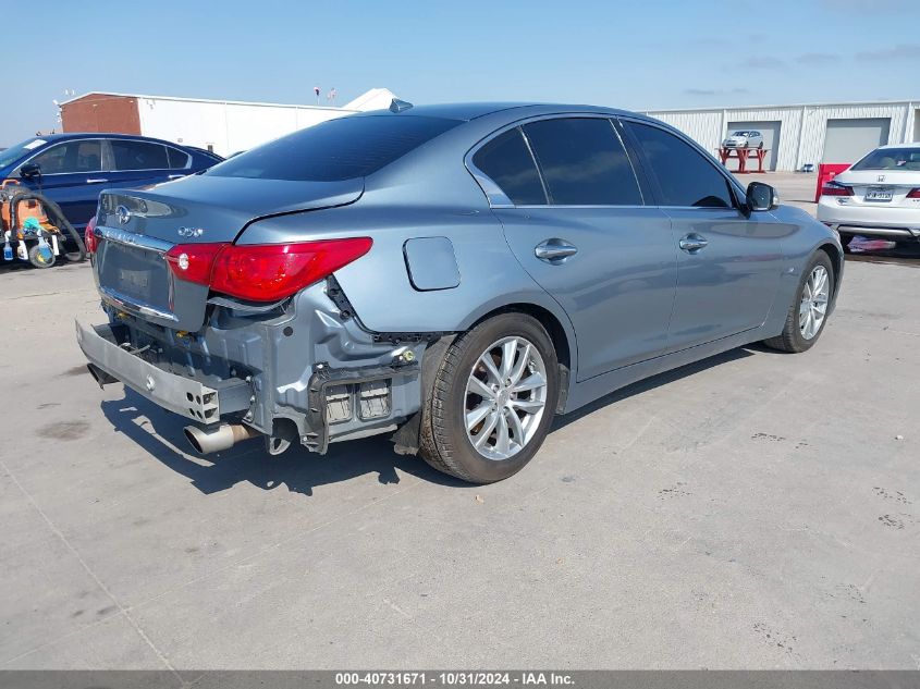 VIN JN1BV7AP4FM340643 2015 Infiniti Q50, Premium no.4