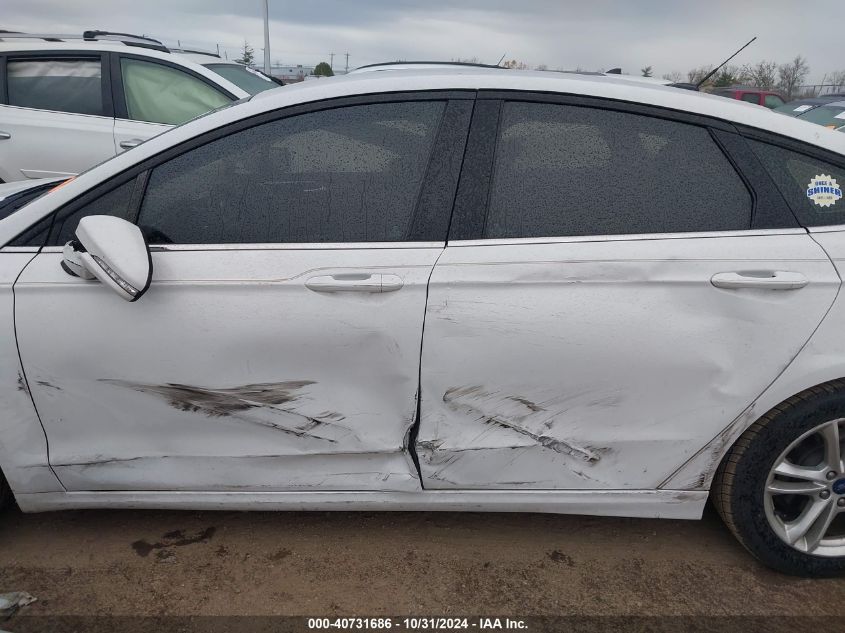 2018 Ford Fusion Se VIN: 3FA6P0HD9JR221133 Lot: 40731686