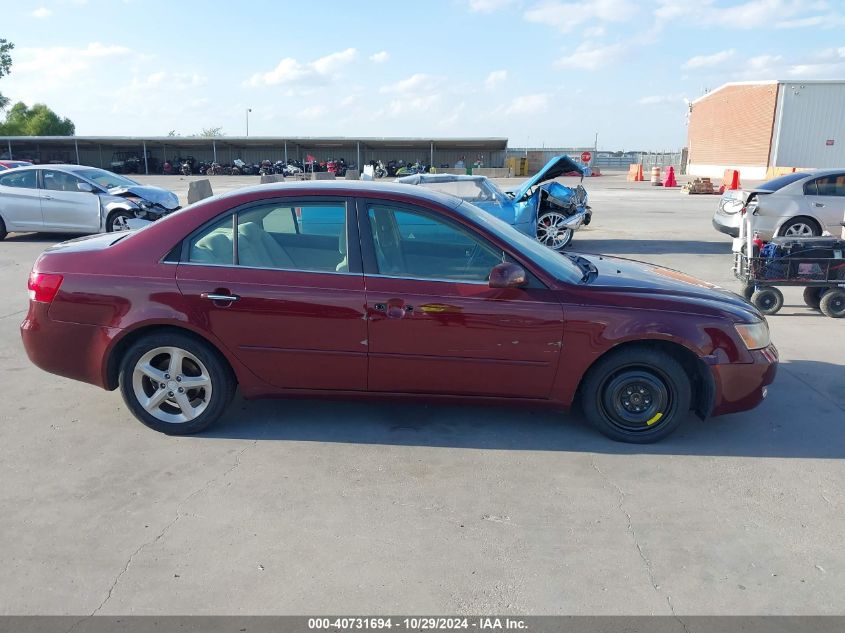 2007 Hyundai Sonata Limited/Se V6 VIN: 5NPEU46F67H192664 Lot: 40731694