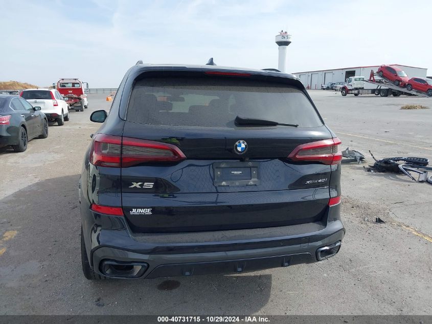 2023 BMW X5 xDrive40I VIN: 5UXCR6C04P9P55593 Lot: 40731715