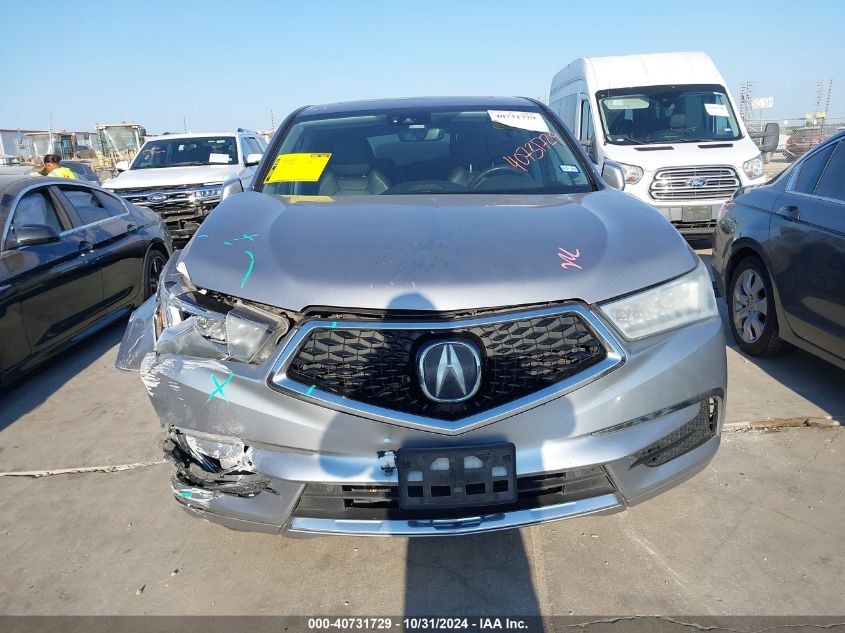 2017 Acura Mdx Sport Hybrid Technology Package VIN: 5FRYD7H56HB001231 Lot: 40731729