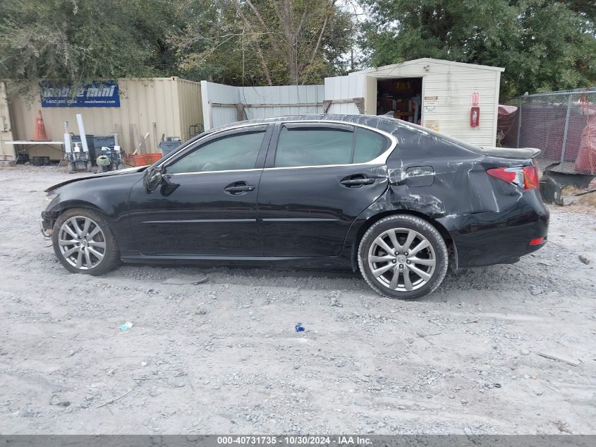 2013 LEXUS GS VIN: JTHBE1BL0D5002734
