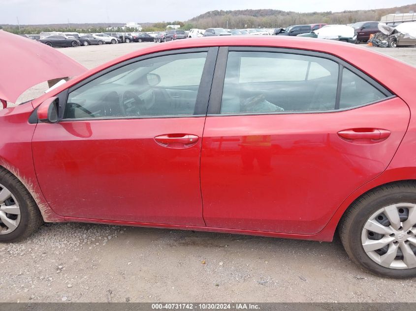 2015 Toyota Corolla Le VIN: 2T1BURHE7FC366750 Lot: 40731742