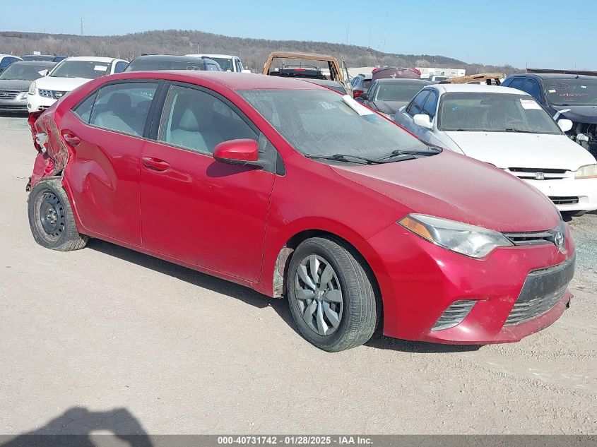 VIN 2T1BURHE7FC366750 2015 TOYOTA COROLLA no.1