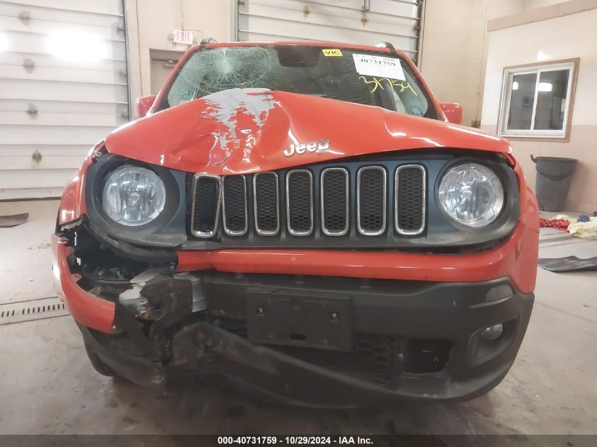 2016 Jeep Renegade Latitude VIN: ZACCJBBT4GPD74614 Lot: 40731759