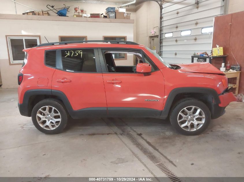 2016 Jeep Renegade Latitude VIN: ZACCJBBT4GPD74614 Lot: 40731759