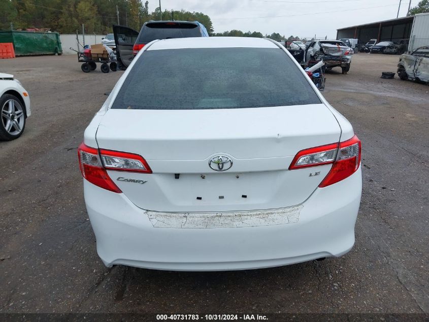 2014 Toyota Camry Le VIN: 4T1BF1FKXEU342704 Lot: 40731783