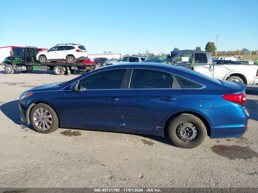 2017 Hyundai Sonata VIN: 5NPE24AF2HH442755 Lot: 40731790