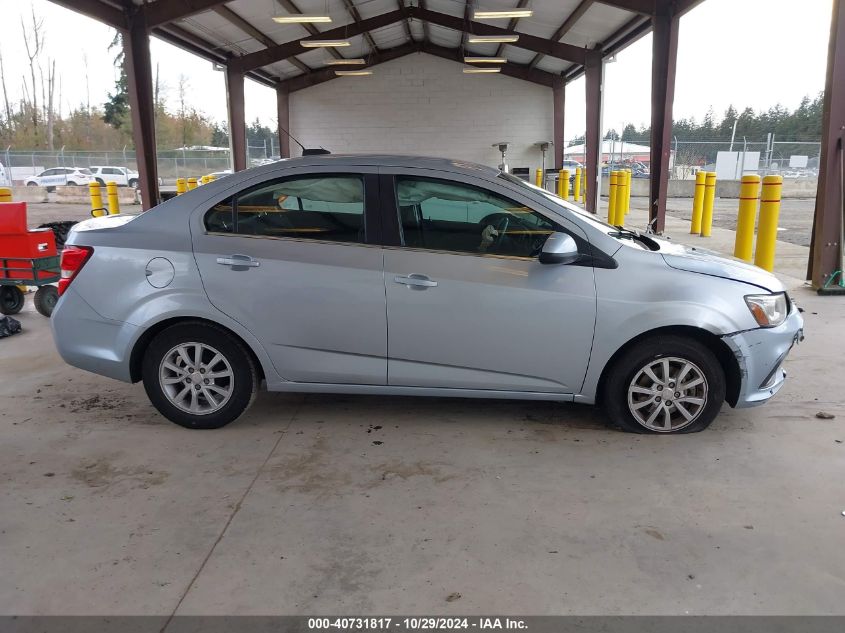 2017 Chevrolet Sonic Lt Auto VIN: 1G1JD5SH8H4118903 Lot: 40731817