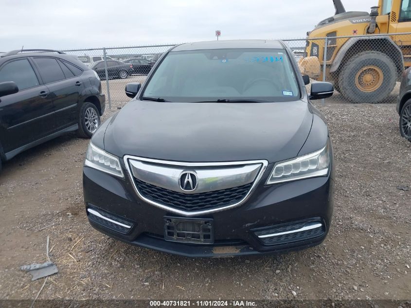 2015 Acura Mdx Technology Package VIN: 5FRYD4H43FB004106 Lot: 40731821