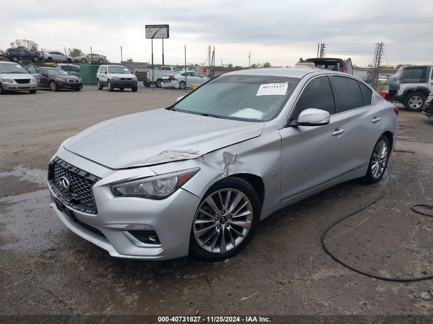 VIN JN1EV7AP7LM206055 2020 INFINITI Q50 no.2