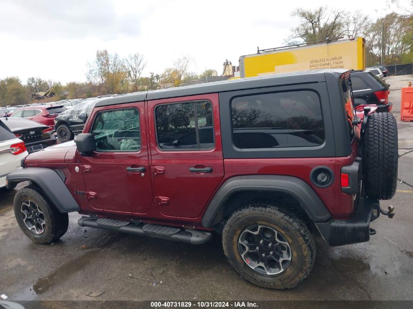 2021 Jeep Wrangler Unlimited Sport S 4X4 VIN: 1C4HJXDN8MW705839 Lot: 40731829