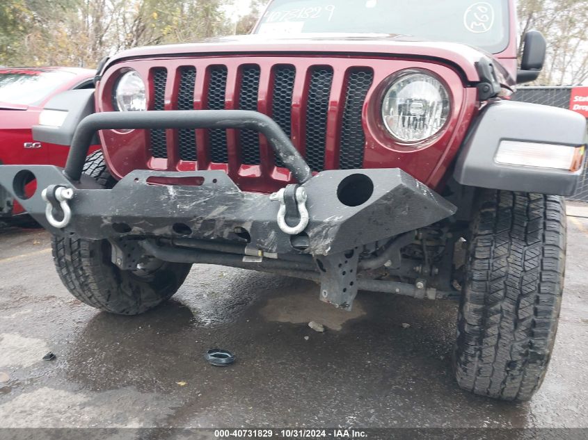 2021 Jeep Wrangler Unlimited Sport S 4X4 VIN: 1C4HJXDN8MW705839 Lot: 40731829