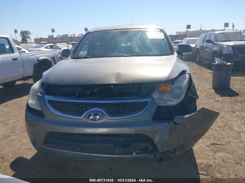 2007 Hyundai Veracruz Gls/Limited/Se VIN: KM8NU73C67U007168 Lot: 40731835