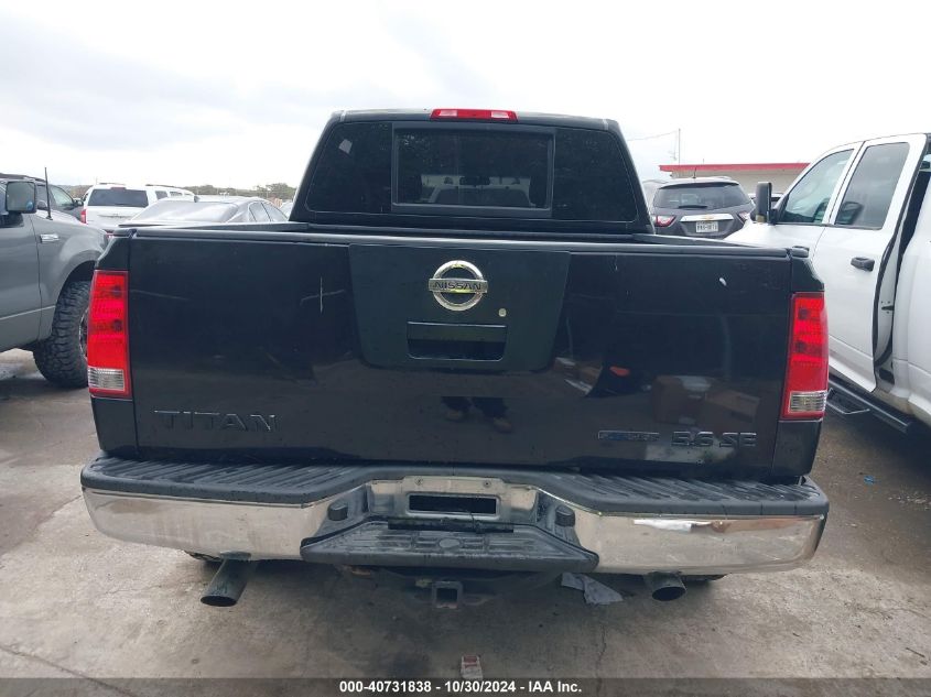 2009 Nissan Titan Se VIN: 1N6BA07D59N302573 Lot: 40731838