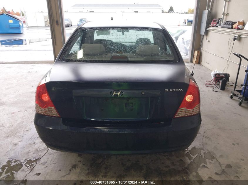 2005 Hyundai Elantra Gls/Gt VIN: KMHDN46DX5U998660 Lot: 40731865