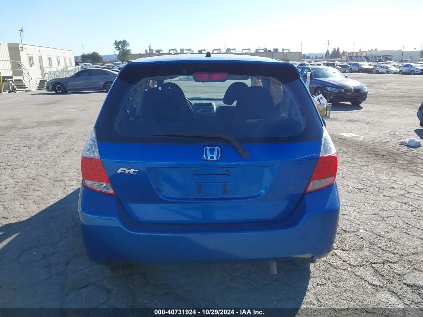 2008 Honda Fit Sport VIN: JHMGD38698S036846 Lot: 40731924