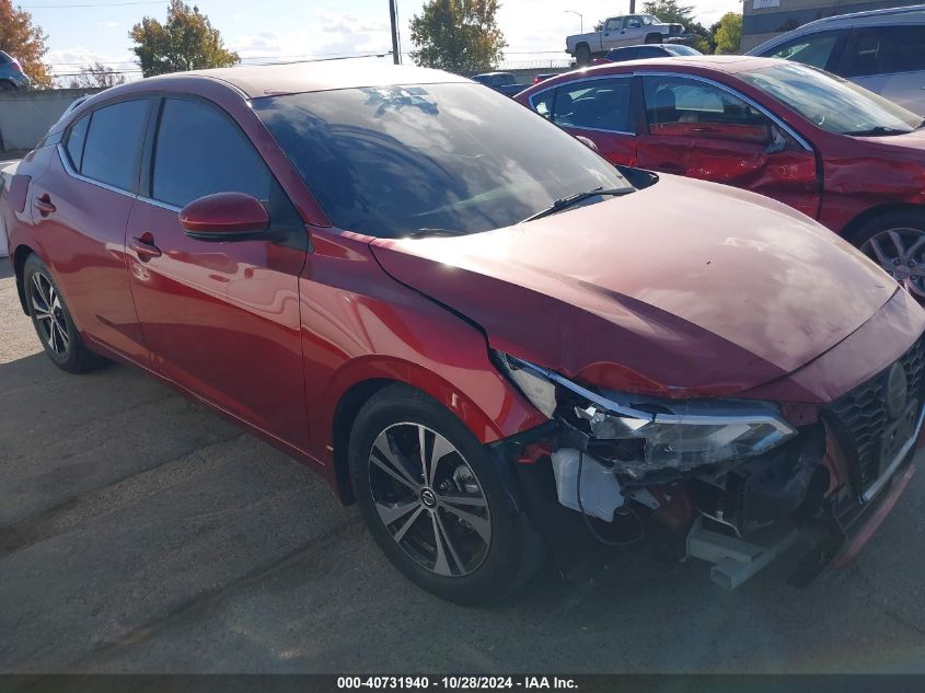 2020 Nissan Sentra Sv Xtronic Cvt VIN: 3N1AB8CV8LY274502 Lot: 40731940