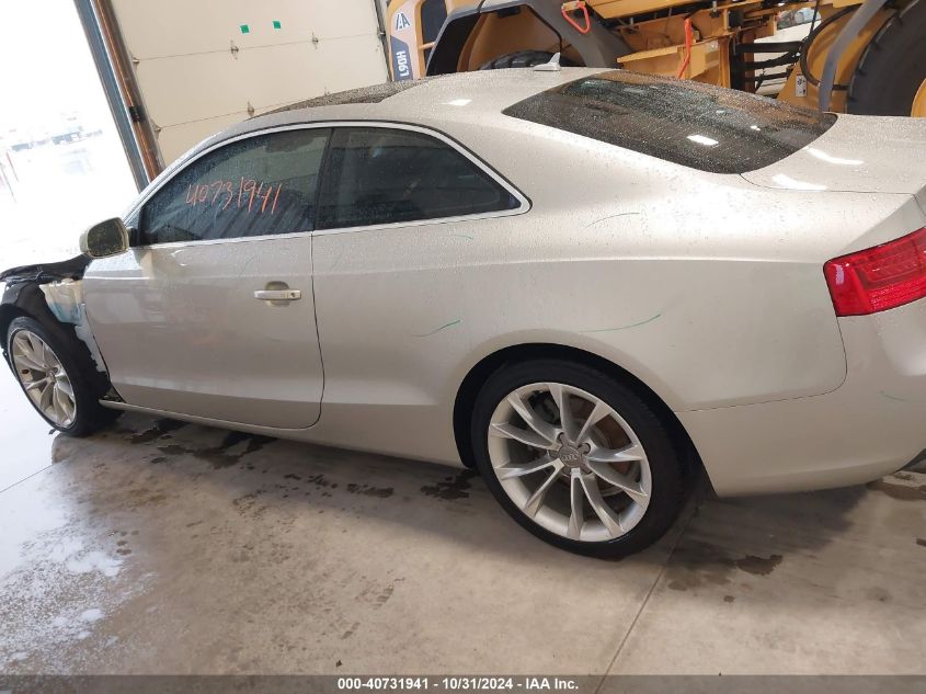 2013 Audi A5 2.0T Premium VIN: WAULFAFR4DA040652 Lot: 40731941